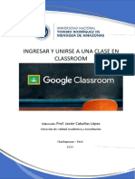 Unirse A Una Clase de Classroom PDF