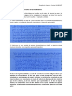 Evaluación de Conocimiento de Termodinámica