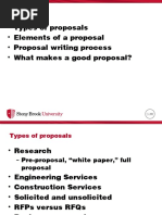 Technical Communication - Proposals