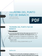 Teorema Del Punto Fijo de Banach