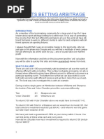 Sports Betting Arbitrage