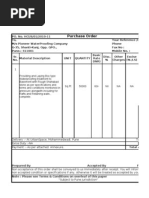 Purchase Order Format