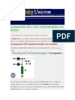 Compuertas Logicas Con Diferentes Componentes