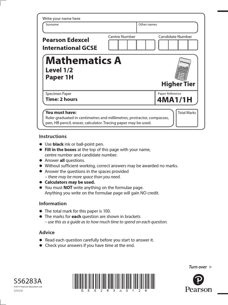 4MA1_1H_Specimen_Papers__Question_Paper Sine Area