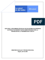 Gipg20 Recomendación de No Uso de Sistemas de Aspersion PDF