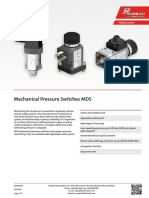 Mechanical Pressure Switches MDS: Fluidcontrol