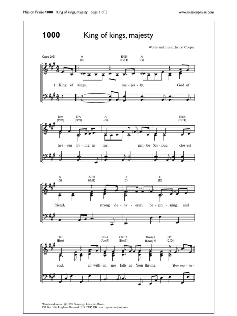 King of Kings, Majesty Intellectual Works