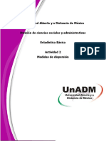 UADM México Estadística Básica Medidas Dispersión