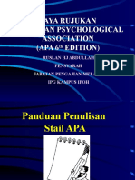Gaya Rujukan American Psychological Association (APA 6 Edition)