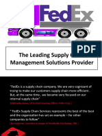 The Leading Supply Chain Management Solutions Provider