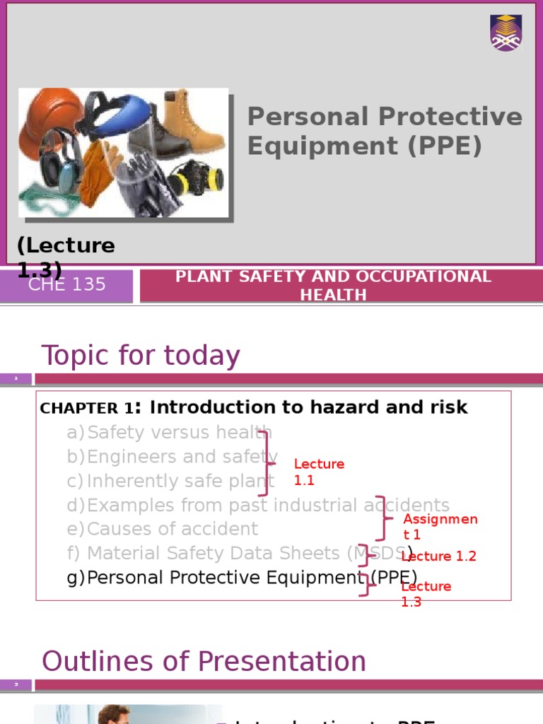 Personal Protective Equipment Overview | PDF | Personal Protective ...