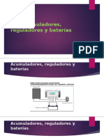 Diapositiva de Acumuladores, Regularo y Bateria