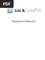 Download Programmers Reference Reporting Generator List Label V16 by combit_software SN45783553 doc pdf