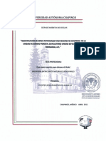 Identificación de Zonas Potenciales para Recarga de Acuíferos en La UMAFOR 3