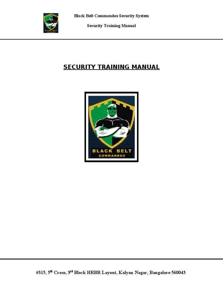 Security Training Manual Overview | PDF | Computer Security | Security