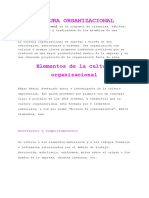 Cultura Organizacional PDF