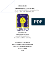 Makalah Kepemimpinan Dalam Islam