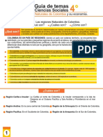 Guía 1 Regiones Naturales de Colombia PDF