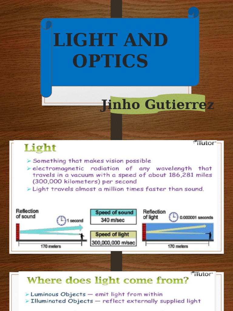 Light and Optics Activities Guide | PDF | Computers