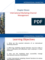 International Marketing Channel Management: Chapter Eleven