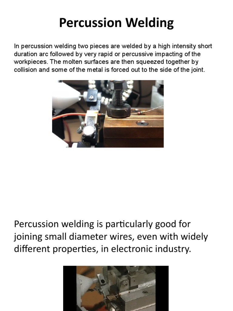 Percussion Welding PDF