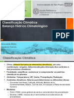 Aula 5 - Classificação Climática e BH Climatológico