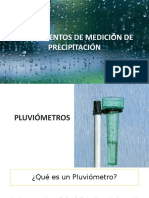 Medición precipitación pluviómetros pluviógrafos