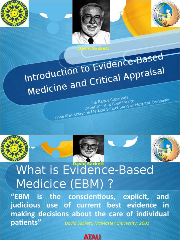 Evidence-Based Medicine Overview | PDF | Evidence Based Medicine ...