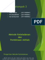 Kel 3 Metode Keteladanan Dan Pembinaan Akhlak