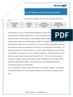 Fill in The Gaps: Von Neumann Architecture (Answers)