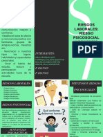 Riesgo Psicosocial y Consumo de Sustancias Psicoactivas