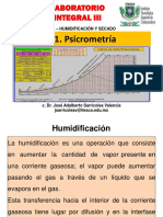 3.1 - EXPO - Psicrometria - Dr. José A. Sarricolea V.
