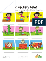Mixed Up Fairy Tales: Put The Pictures in Order by Writing 1, 2 or 3 Below The Picture