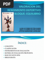 Prueba KTK: Evaluación de Coordinación Infantil | PDF