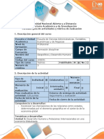 Guía de Actividades y Rubrica de Evaluación - Tarea 3 - Desarrollo Humano y Relaciones Internacionales.