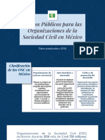 Fondos Públicos para Las OSC en México PDF