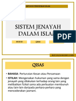 Sistem Jenayah Dalam Islam