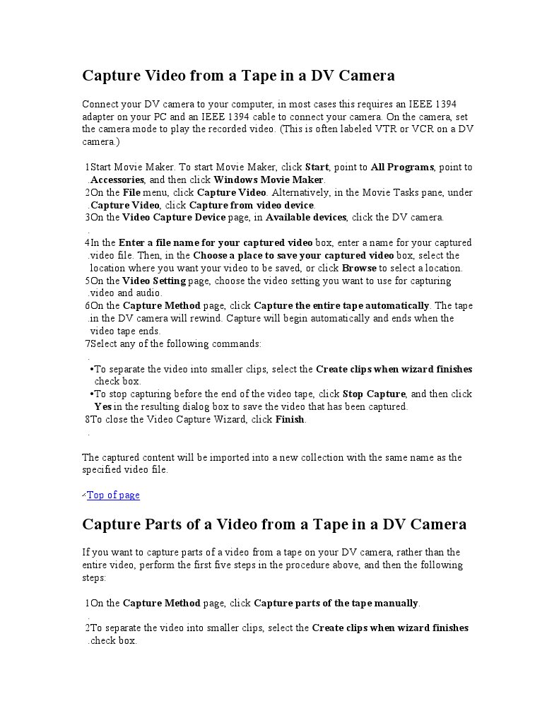 Video Capture Guide for Beginners | PDF | Video | Videocassette Recorder