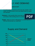 Supply and Demand: - How Are Prices Determined?