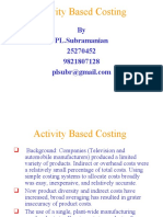 Activity Based Costing