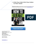 How To Text A Girl: A Girls Chase Guide (Girls Chase Guides) by Chase Amante