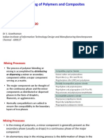 Processing of Polymers and Composites: Lecture 14 - 10/02/2020