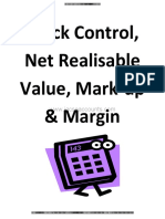 Stock Control, Net Realisable Value, Mark-Up & Margin