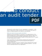 How To Conduct An Audit Tender: Appendix 17