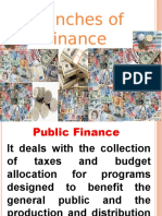 Branches of Finance: Department of Ducation - Bureau of Curriculum Development