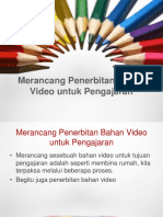 Tajuk 6 - Merancang Penerbitan Bahan Video Untuk Pengajaran