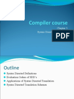 Compiler Course: Syntax Directed Translation