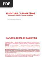 Essentials of Marketing