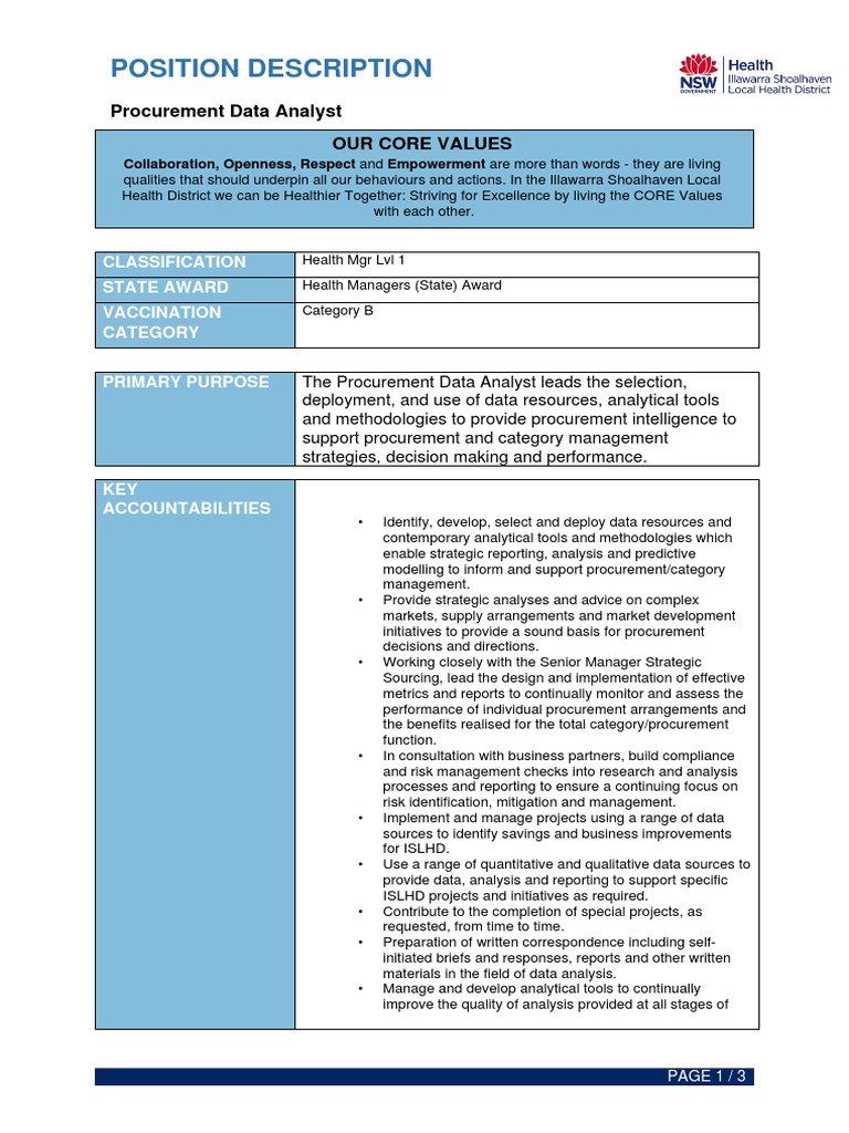Nswh Requisitionpd Req90387 Data Analysis Procurement