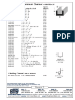 Aluminum Channel Extrusions